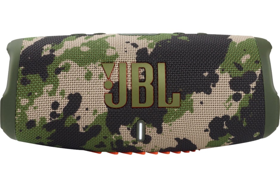 The JBL Charge 5 in camo - Best waterproof Bluetooth speakers for summer