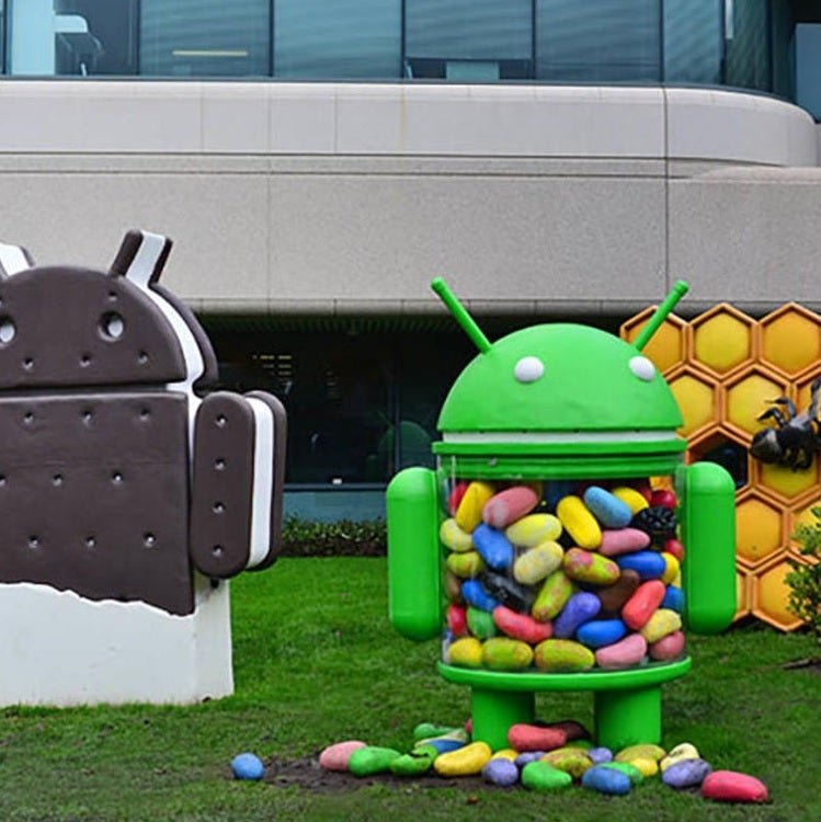 The Android dessert statues are missing from the Googleplex - The iconic Android dessert statues are missing from the Googleplex