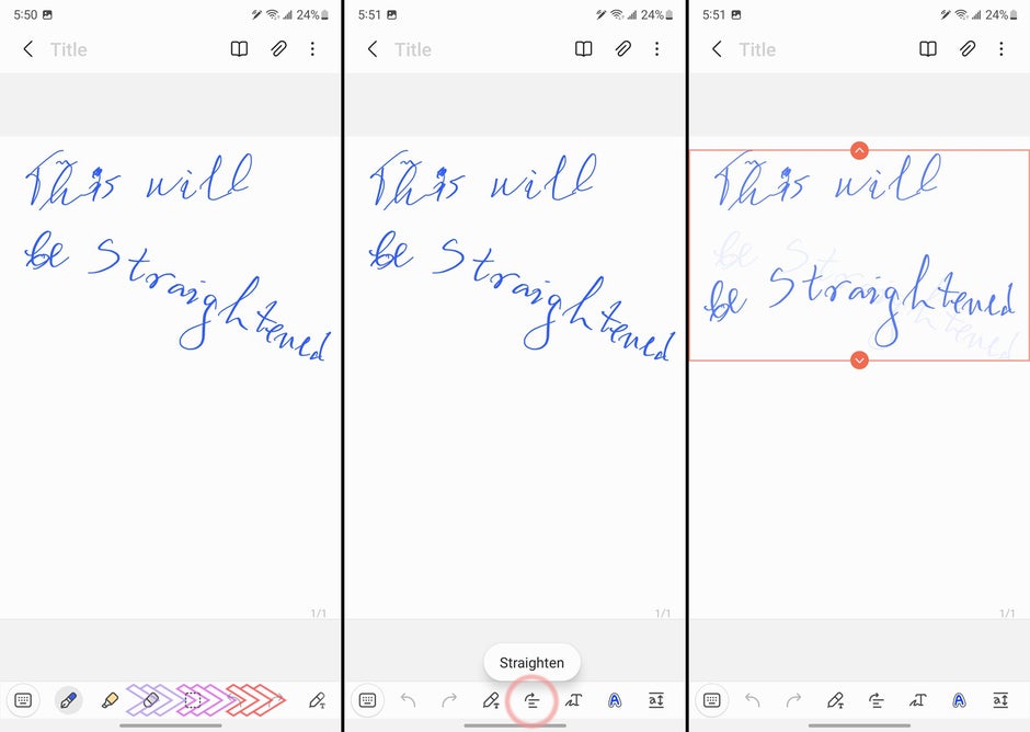 Straighten text - Galaxy S22 Ultra and S Pen: Everything you need to know