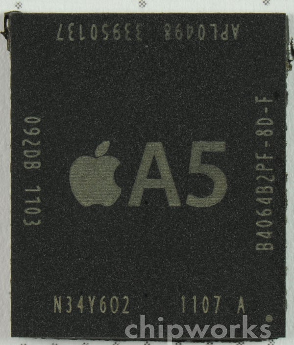 XRays show that the A5 chip used in the current iPad 2 units are manufactured by Samsung - X-Ray of Apple iPad 2 shows A5 chips built by Samsung