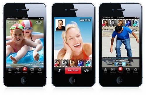 The new Qik app for the Apple iPhone 4 will allow users to video chat across participating platforms - Qik Video Connect app for Apple iPhone includes video chat across platforms