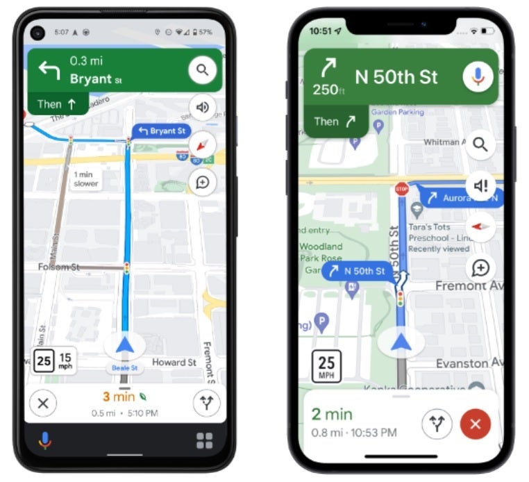 Traffic lights and stop signs are being added to Google Maps - Google Maps soon will add traffic lights, stop signs, and other new features