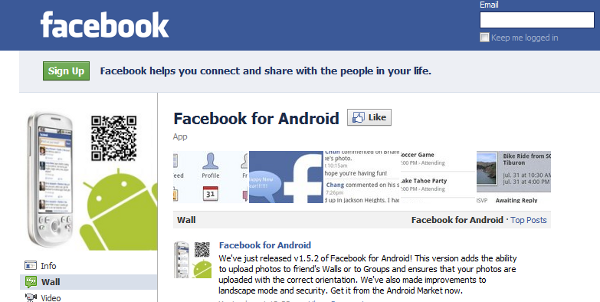 The next upgrade for the Android version of the Facebook app is now out - Facebook for Android gets another upgrade
