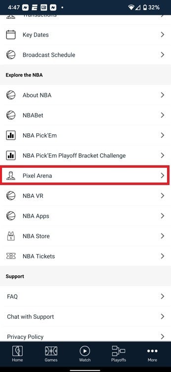 Find the virtual Pixel Arena in the iOS or Android NBA app - The NBA and Google want you to visit the virtual Pixel Arena during playoff games
