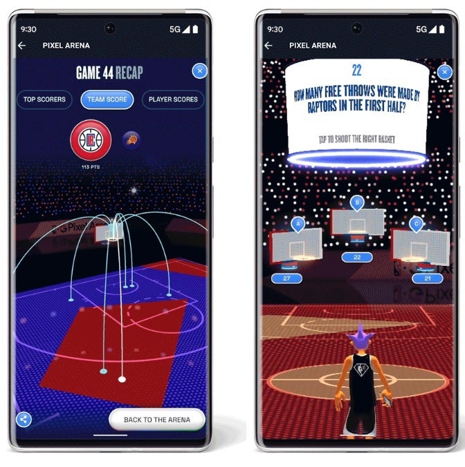 The NBA and Google want you to visit the virtual Pixel Arena during ...