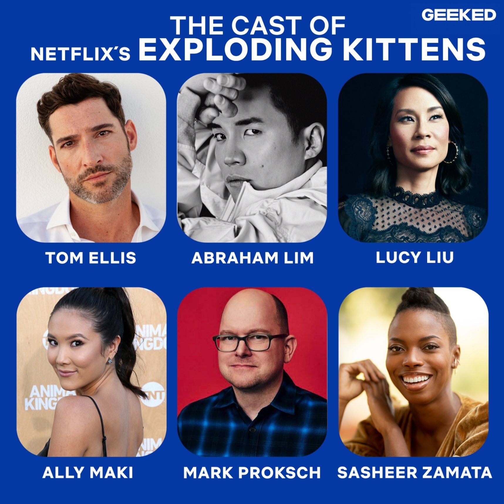 Tom Ellis & Lucy Liu to Star in 'Exploding Kittens' Animated