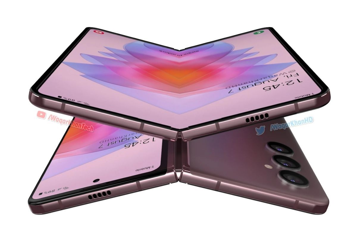 Galaxy Z Fold 4 concept images - Back to square one: No built-in S Pen tipped for &#039;thinner&#039; Samsung Galaxy Z Fold 4
