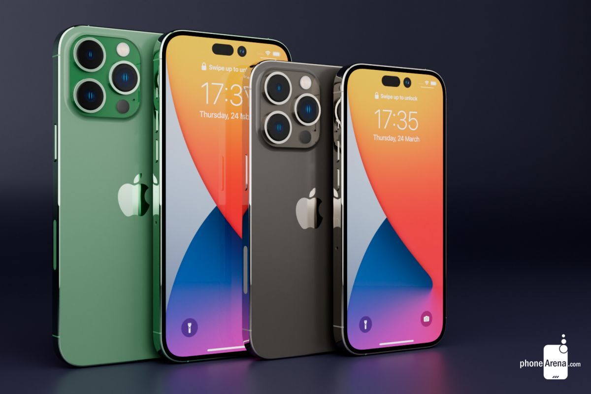 The iPhone 15 Pro and Pro Max could greatly resemble the 14 Pro and Pro Max (envisioned here). - Apple could make a &#039;real full-screen&#039; iPhone happen in the not-so-distant future