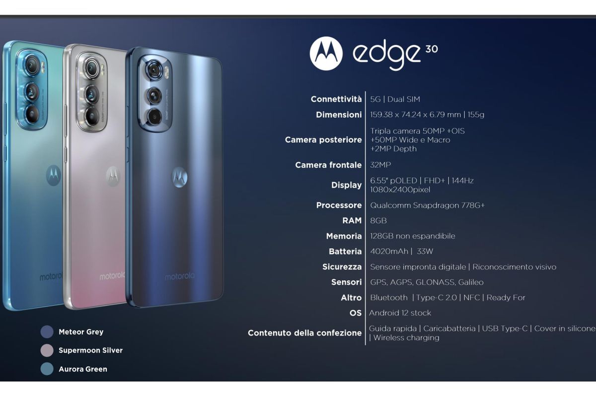 Even more Motorola Edge 30 5G specs, images, and prices pop up ahead of time