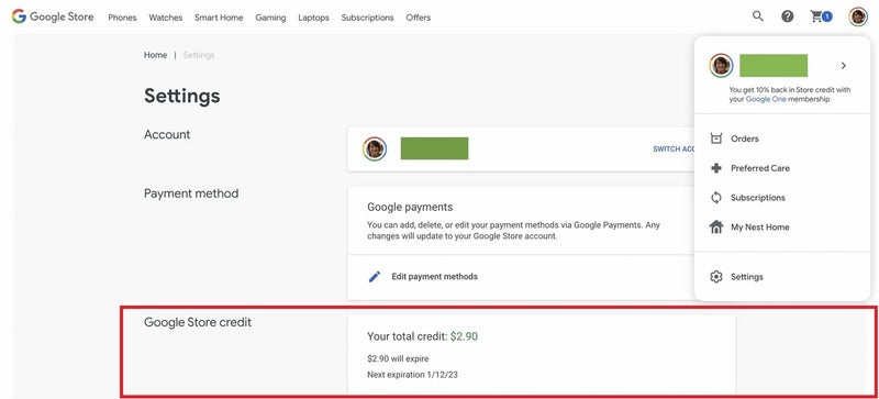 No, the Google Store did not give you $500 in store credit