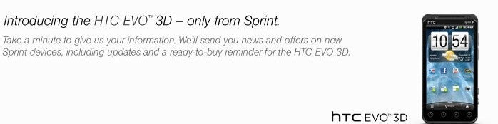HTC EVO 3D, HTC EVO View 4G make an appearance on Sprint's website