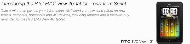 HTC EVO 3D, HTC EVO View 4G make an appearance on Sprint&#039;s website