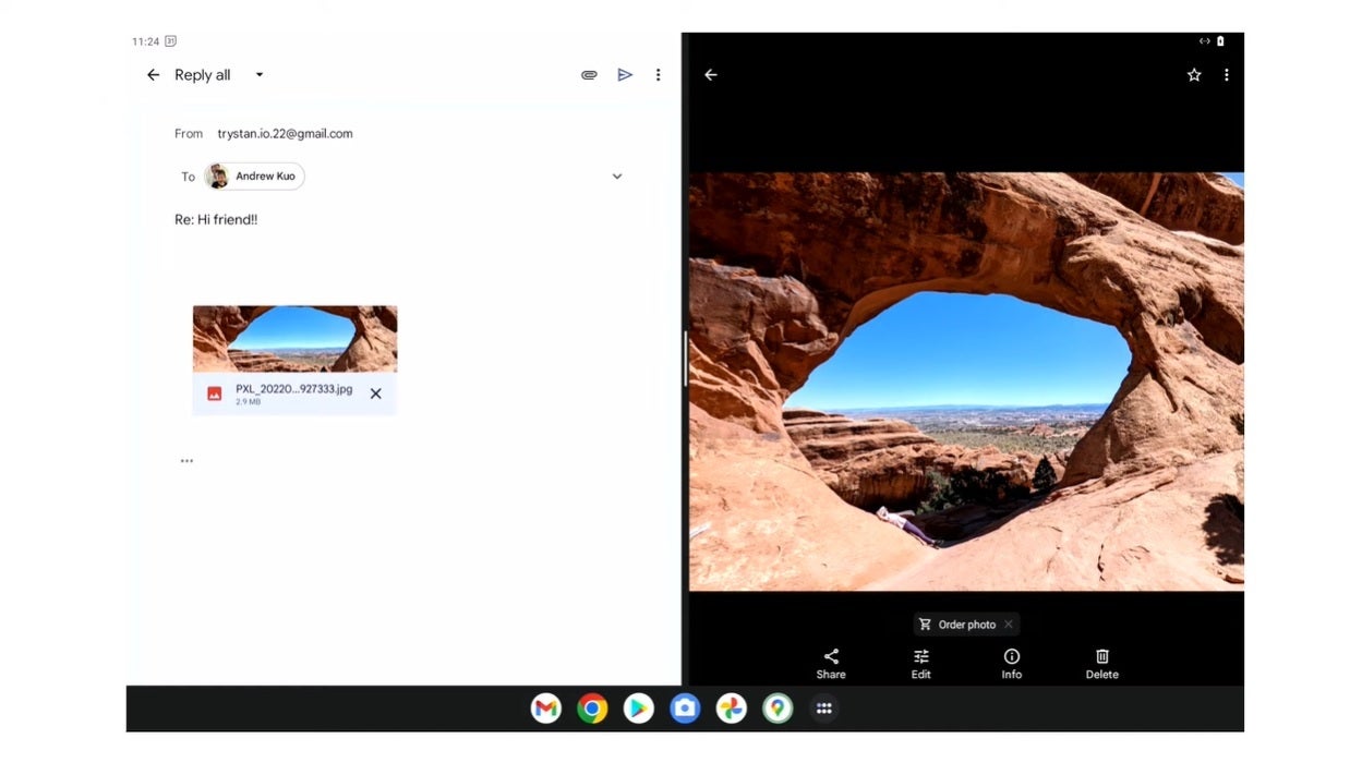 And bang - there it is - Android 13 for tablets brings a taskbar, improved multitasking and more handy features