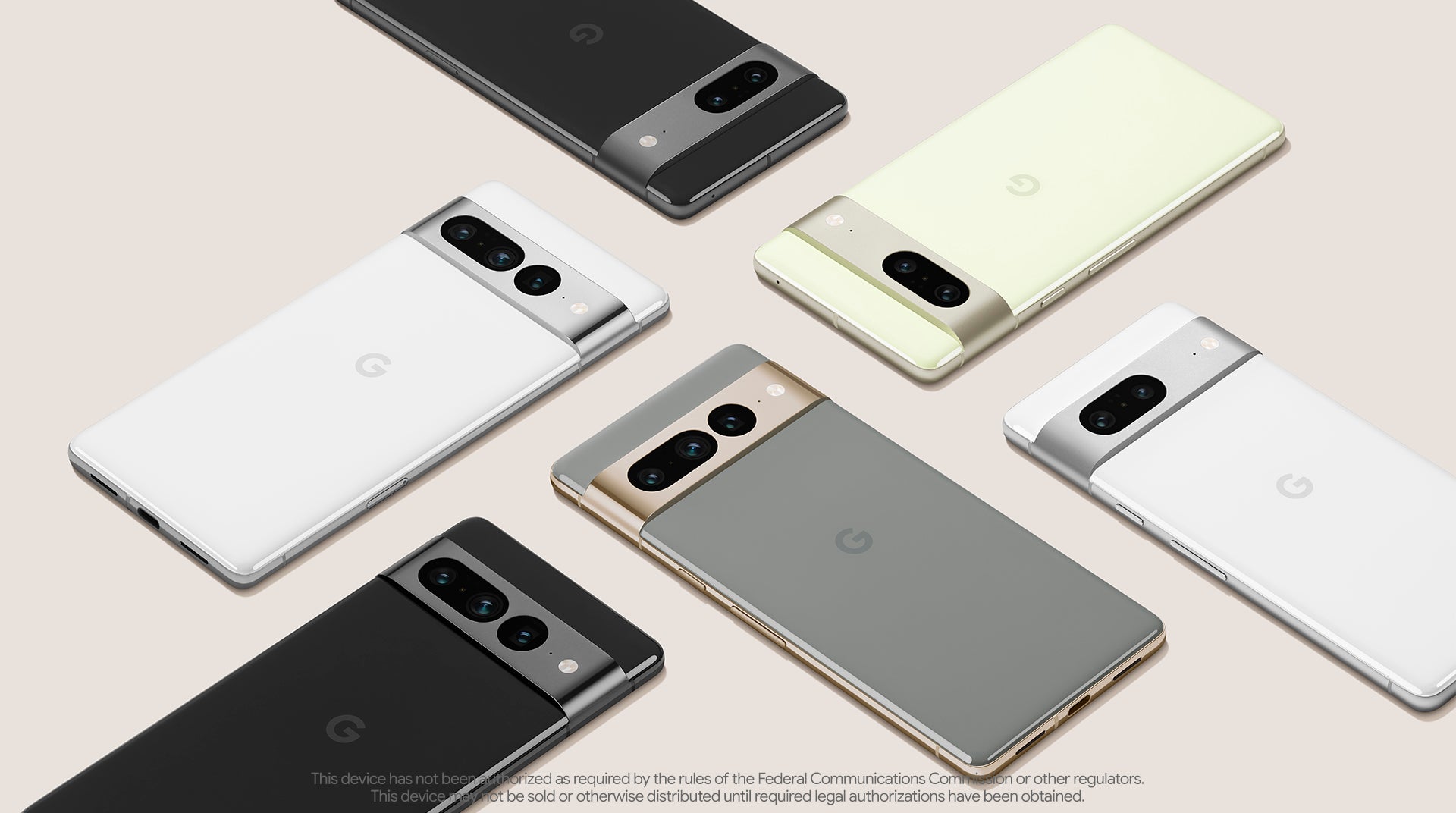 Pixel 7 in Obsidian, Snow, and Lemongrass, and Pixel 7 Pro in Obsidian, Snow, and Hazel - Pixel 7 and Pixel 7 Pro colors: all the official hues