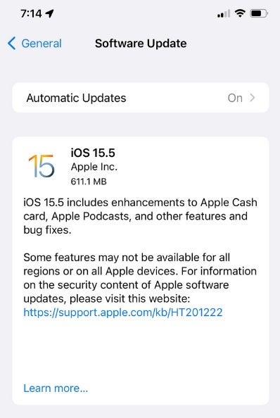 Apple releases iOS 15.5 - New features, bug fixes, and security patches: Apple releases iOS 15.5, iPadOS 15.5