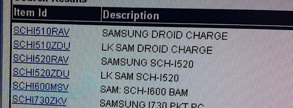 Samsung Droid Charge name confirmed; coming soon to Verizon's 4G lineup