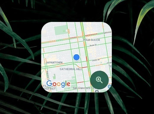 The Google Maps traffic widget will let you know what the traffic like when you embark on your journey - Google Maps latest Android widget will show local traffic conditions from your home screen