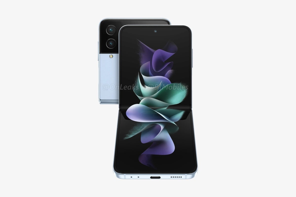The Z Flip 4 (shown here in leaked renders) is sure to be a lot cheaper than the Z Fold 4. - Samsung's big Galaxy Z Fold 4 and Z Flip 4 storage upgrades are now set in stone