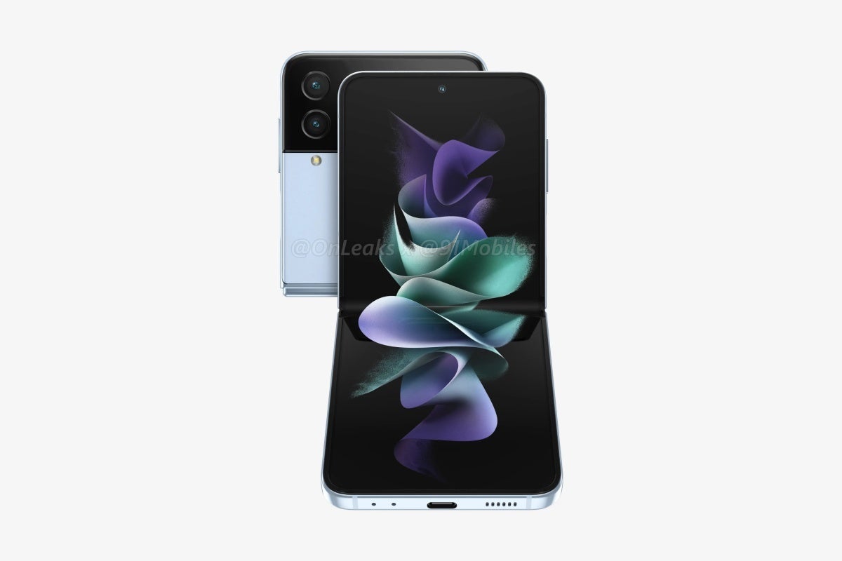 The Z Flip 4 (pictured here in leaked renders) will certainly be a lot cheaper than the Z Fold 4. - Samsung&#039;s big Galaxy Z Fold 4 and Z Flip 4 storage upgrades are now set in stone