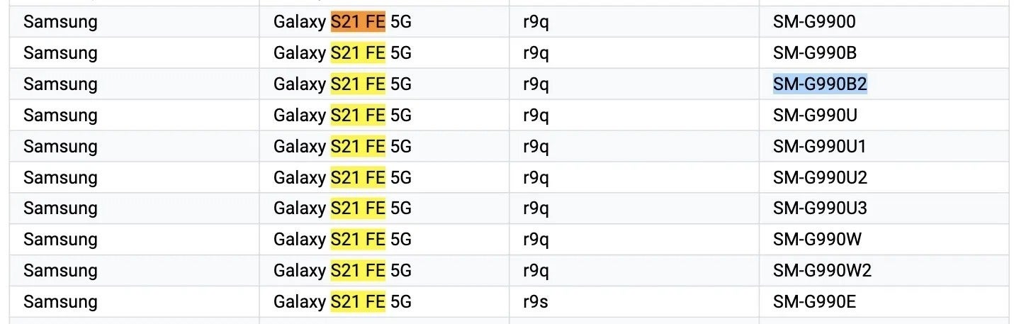 Image courtesy to Mysmartprice - Samsung might not release a 4G variant of the Galaxy S21 FE after all