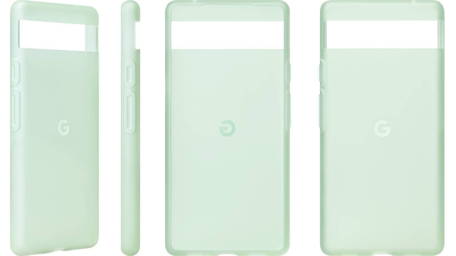 Official green Google Pixel 6a case - Here are the (alleged) official Pixel 6a cases in dark gray and soft green