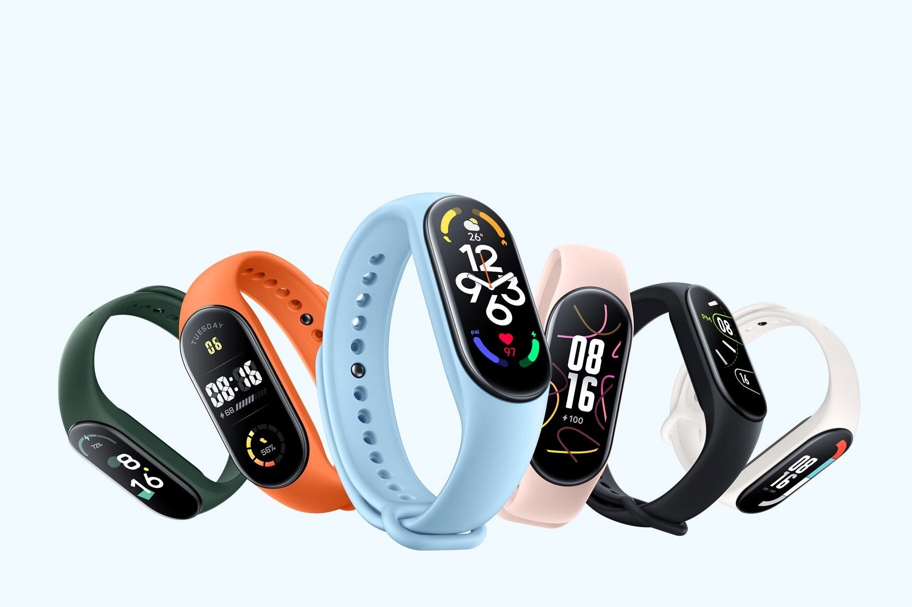 The Xiaomi Mi Band 7 fitness tracker goes global
