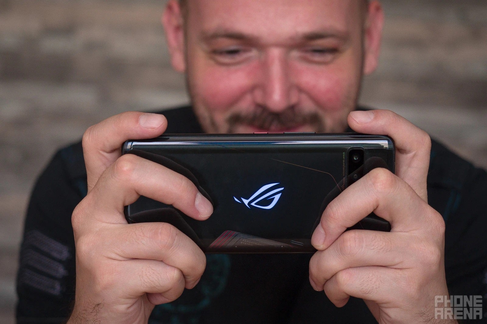 Look at his happy face!  - Vote now: Would you buy a gaming phone as a daily driver?