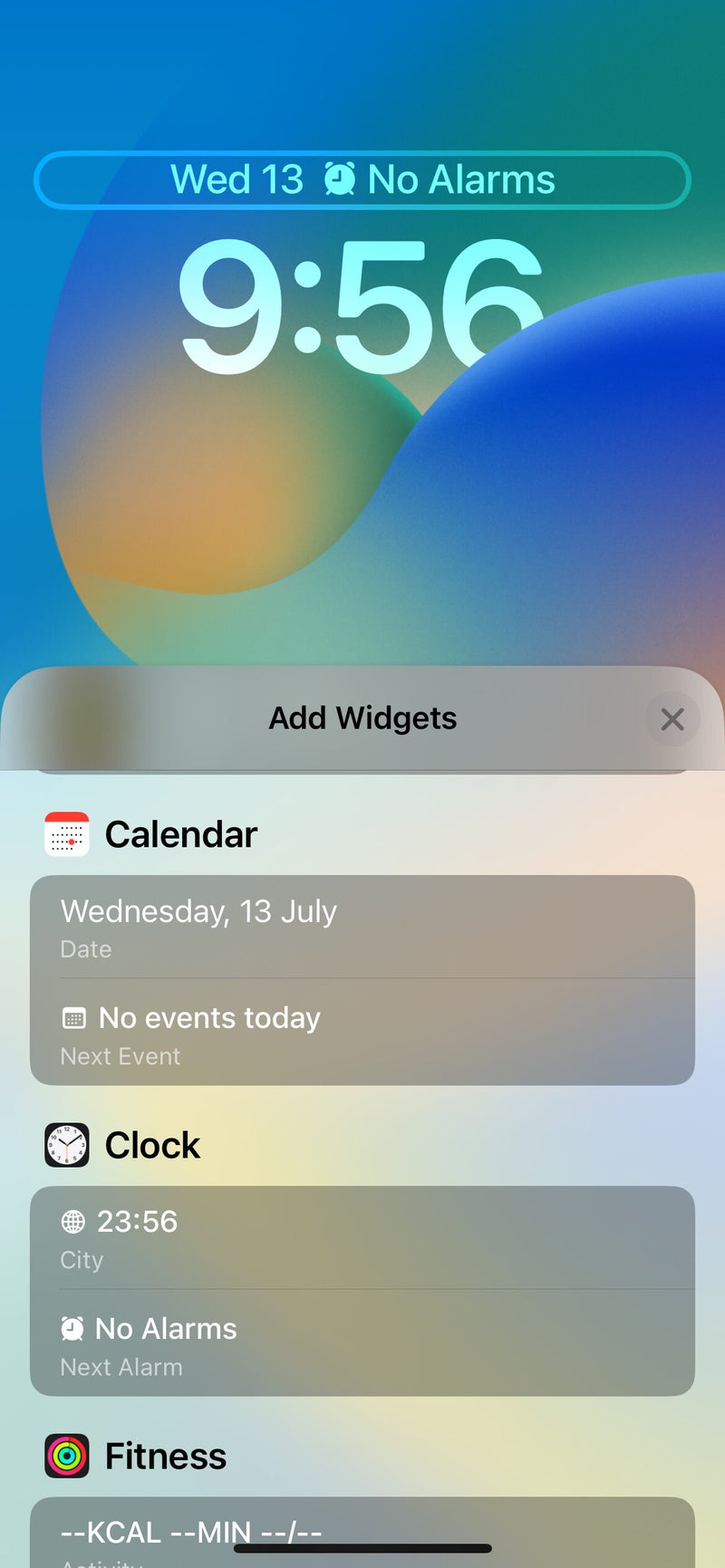 iOS 16 Lock Screen: here are all the widgets you can add