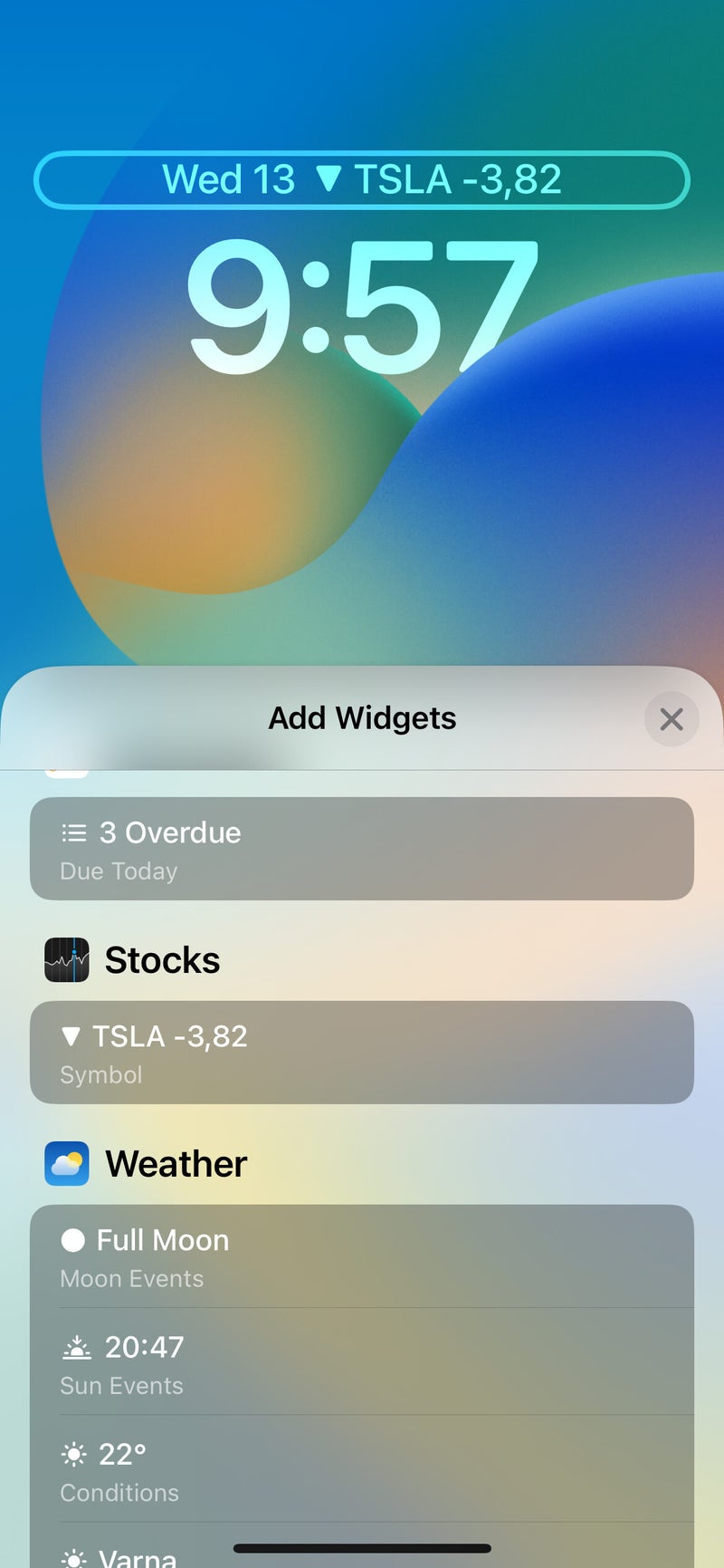 iOS 16 Lock Screen: here are all the widgets you can add
