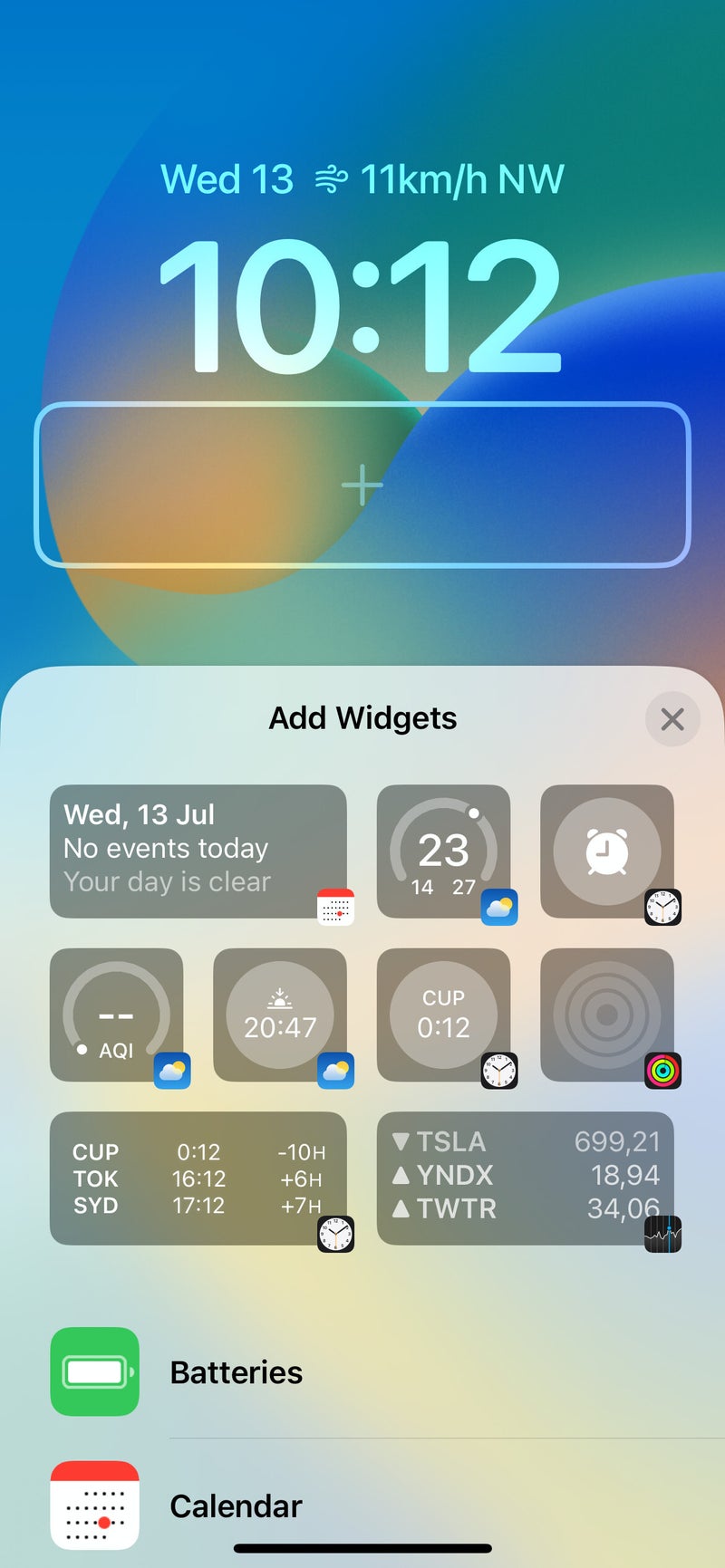 iOS 16 Lock Screen: here are all the widgets you can add