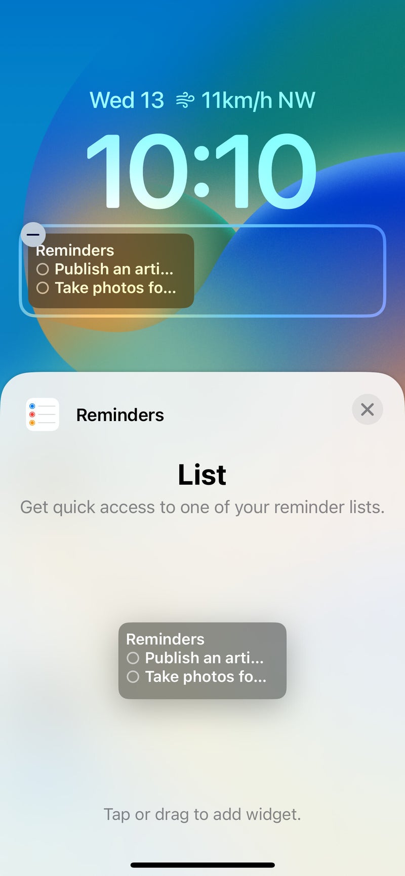 iOS 16 Lock Screen: here are all the widgets you can add