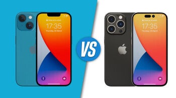 Non Pro-iPhone 14 di kiri versus model iPhone 14 Pro di kanan - Apple mengharapkan lini iPhone 14 terjual lebih baik daripada seri iPhone 13