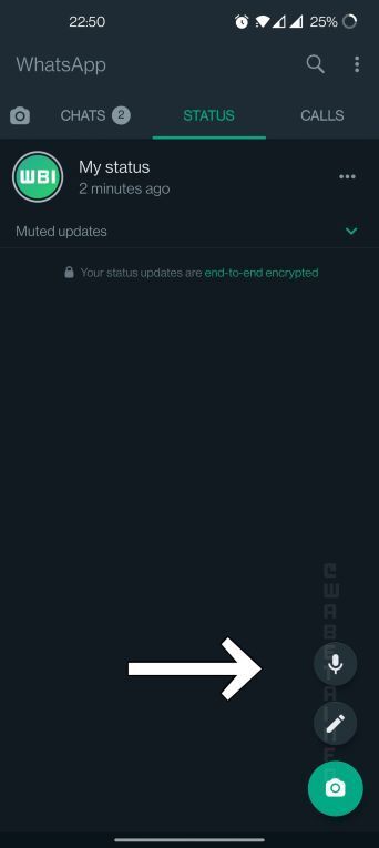 Image source - WABetaInfo - WhatsApp working on enriching its status updates feature with a voice note option