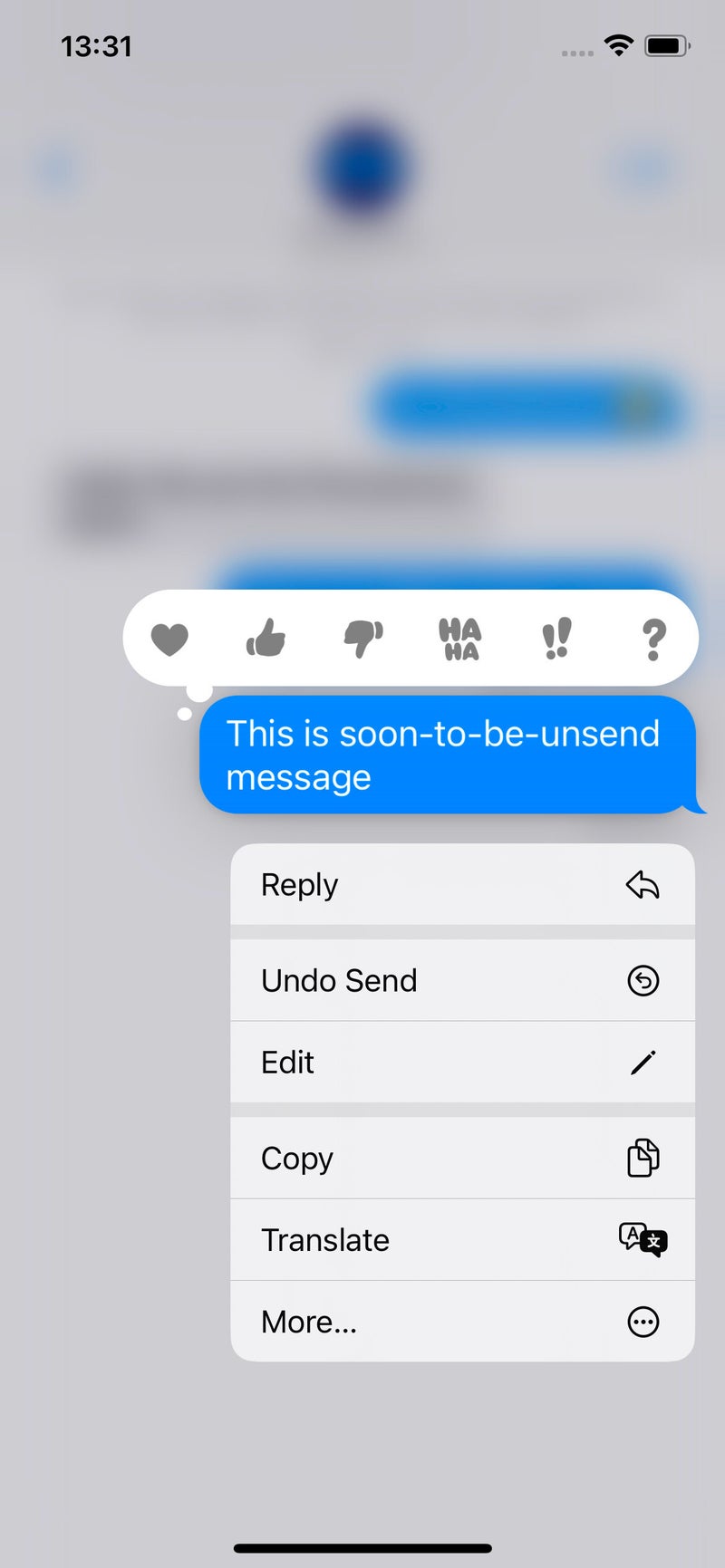 How to edit and unsend messages on iOS 16