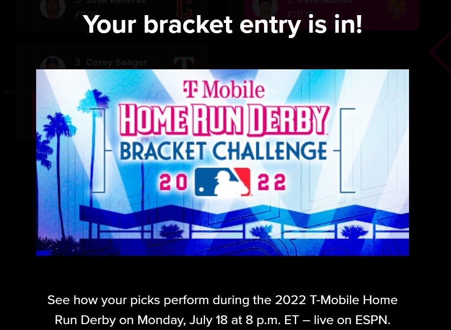 This writer's entry is in. Let's go Pete Alonso - These are the phones I'm going to buy if I win the T-Mobile Home Run Derby Bracket Challenge