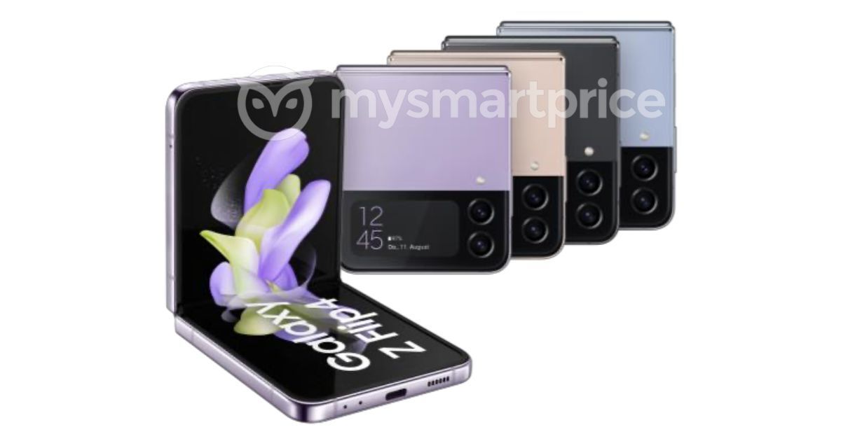 Samsung Galaxy Z Flip 4 leaked render - There it is: Official Galaxy Z Flip 4 render leaks out in full glory