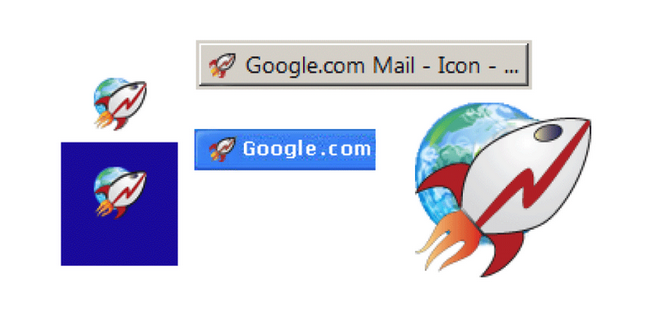 One of the original icon designs for the Chrome Browser - The thought process behind the small changes made to the icon for the Chrome Browser