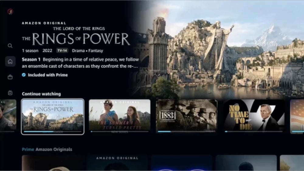 The &#039;Continue Watching&#039; row on redesigned &#039;Home&#039; page - Amazon Prime Video gets a long-overdue redesign on smart TVs, Fire TV and Android devices