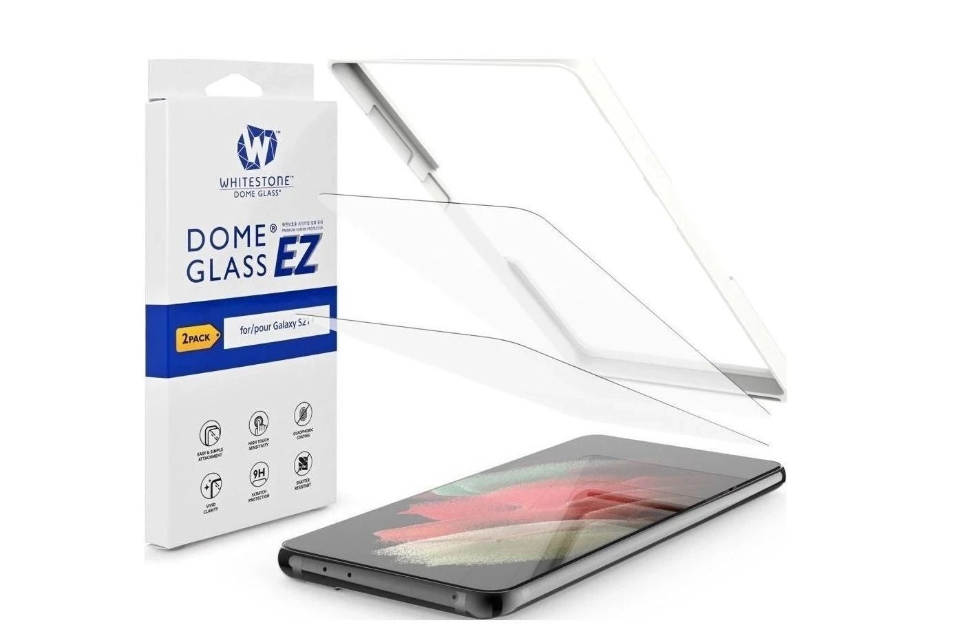 Whitestone Dome Glass Galaxy S22 Plus screen protector - Best Samsung Galaxy S22 Plus screen protectors - get some protection now!