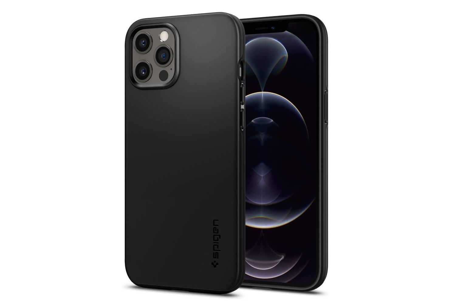 thumbnail image 2 of Doupi Ultra Slim Case For IPhone 12 Pro Max (6.7”) – Black Carbon Fiber Look 2 of 3