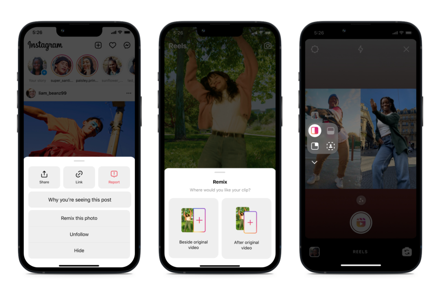 Instagram's latest push to rival TikTok brings new tools for creation and remixing of Reels