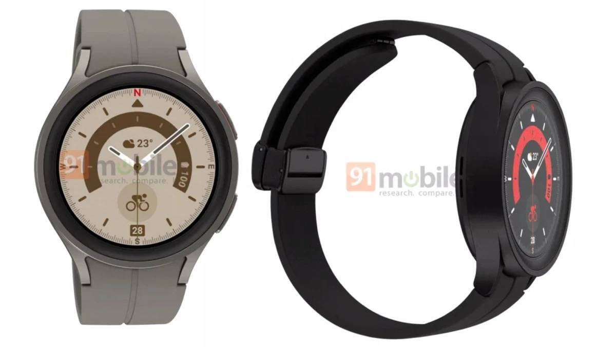 Alleged Watch 5 renders - New leaks spill a host of details on the Galaxy Z Fold 4, Flip 4, Watch 5 and Buds Pro 2