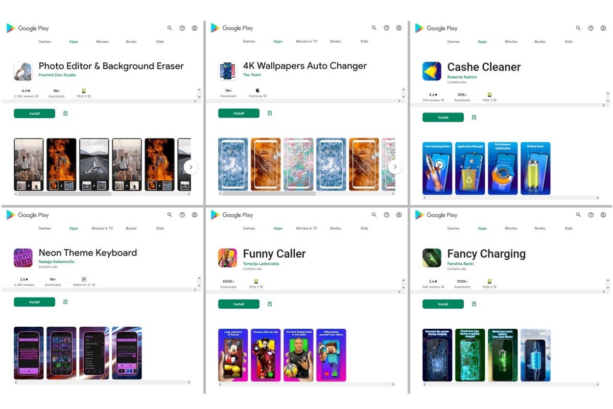 These are just some of the newly discovered malicious apps you need to get rid of ASAP. - Google is not doing anything about these hugely popular malicious apps, so just delete them yourself