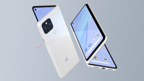 Render of the Pixel Fold or Notepad - Tipster says Foxconn is producing Pixel Fold/Notepad and Pixel 7 Ultra with 2K display