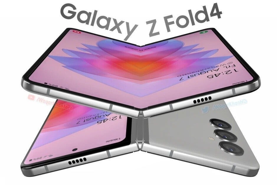 Z Fold 4 концепция от Waqar Khan.  - Galaxy Z Fold 4: Това е телефон, таблет и компютър!  (Мечтата ми за мощност на Android се сбъдна)