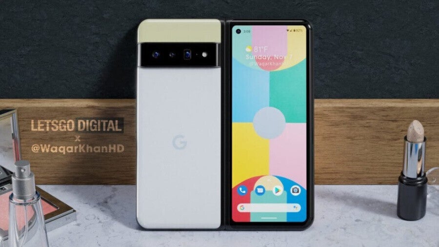The front-facing camera on the Pixel Fold could be embedded in the frame - Rarely used placement for the selfie camera tipped for the Pixel Fold/Notepad