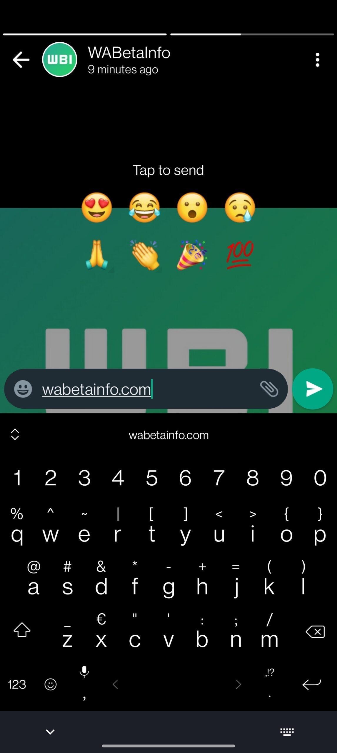WhatsApp working on another feature for Status Updates: quick Insta-like emoji reactions