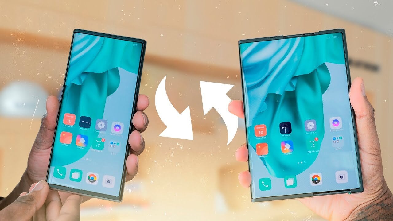 Oppo's working prototype rollable phone from 2021. - Galaxy Z Fold 4: New Folds, old Faults - Samsung’s idea of the future leading to a dead end road?