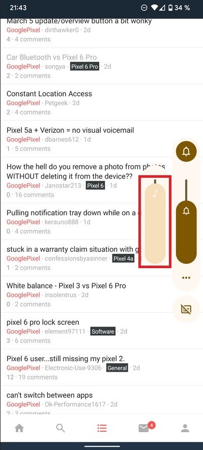 The second volume slider on the Pixel 6 line at left was reportedly disabled due to Sonos' legal action against Google - Google, seeking revenge, accuses Sonos of infringing on seven of its patents in two lawsuits