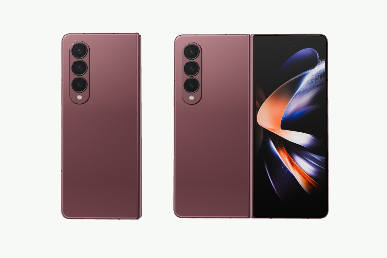 Samsung Galaxy Z Fold 4 in Burgundy - Galaxy Z Fold 4 colors: all the official hues
